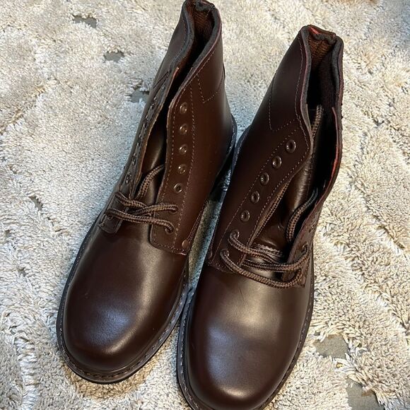 SHOE CORP - Brown Work Boots - Picture 1 of 8